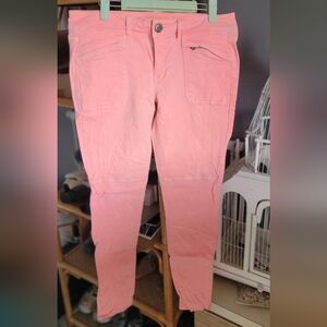 American Eagle Pink Straight Leg Jeans